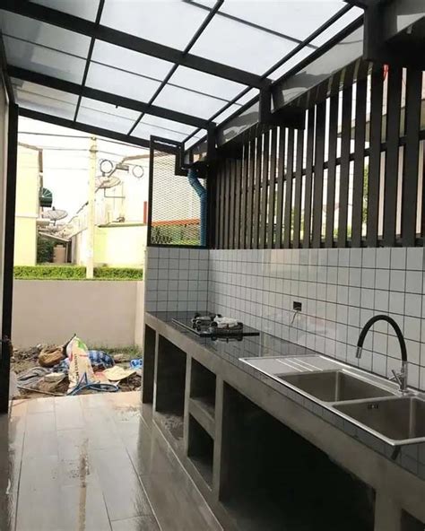 Atap Dapur Terbuka Minimalis Modern Untuk Ruang Luar Anda