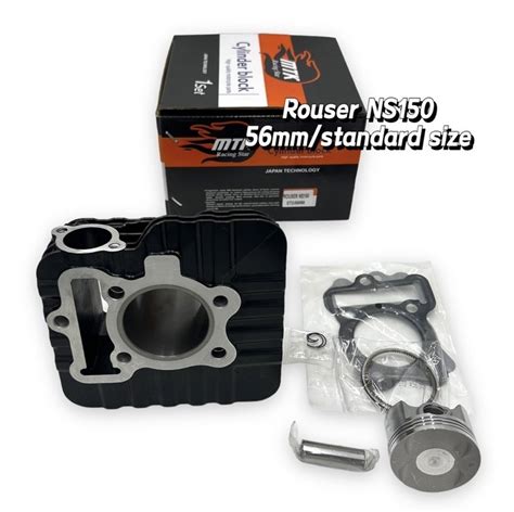 Motorcycle Cylinder Block Set Rouser Ns150 Kawasaki Standard Size 56mm