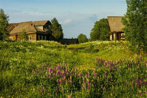 Пейзажи русской деревни (79 фото)