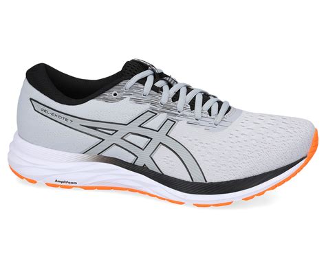 Asics Mens Gel Excite 7 Running Shoes Piedmont Grey Black Nz