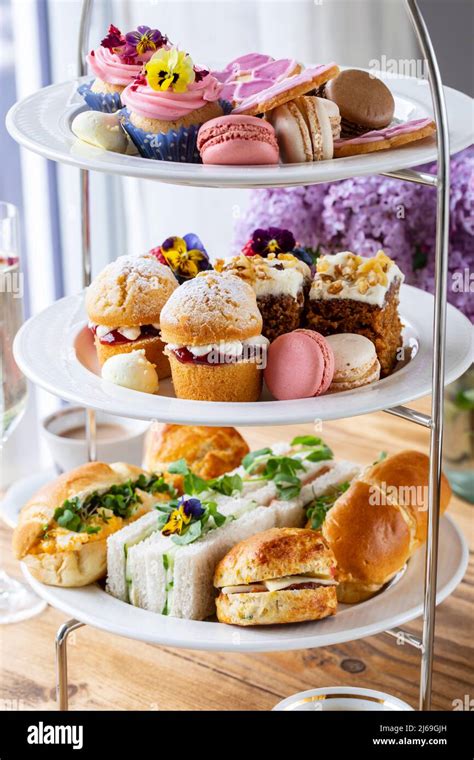 Traditional English Afternoon Tea Scones, Mini Cakes And, 52% OFF