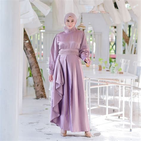 Jual Jusi Dress By Rinanti Gamis Kondangan Satin Velvet Premium Dress