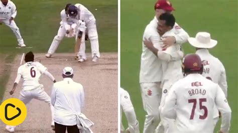 Watch Yuzvendra Chahal Bowls Perfect Leg Break In County Championship