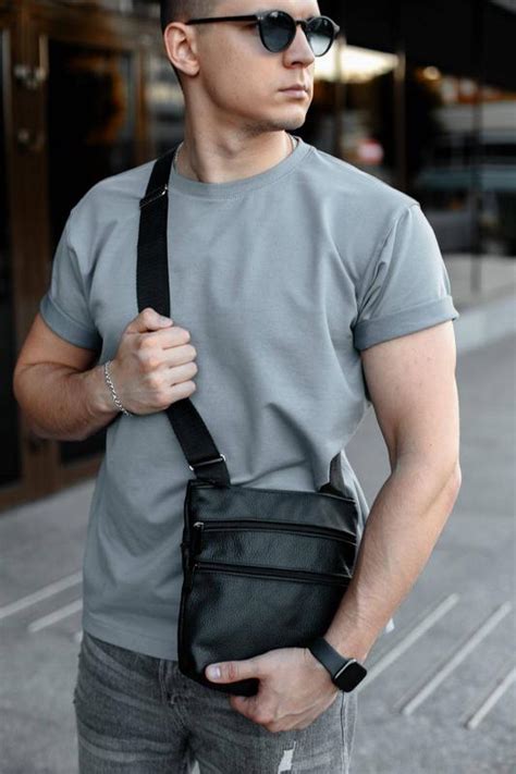 Сумка-мессенджер из натуральной кожи, сумка через плечо мужская — цена ...