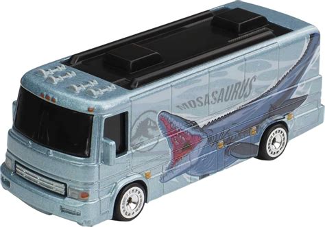 Hot Wheels Vehículo a escala de autobús turístico para niños a partir de años y coleccionistas