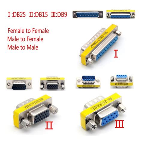 [hot K] Db Series D Sub Db9 Db15 Db25 9 15 25 Pin Male Female To Male Female Rs232 Port Vga