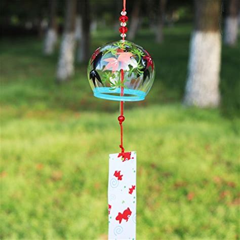 Waltz F Hand Painted Japanese Traditional Cultural Glass Wind Bell