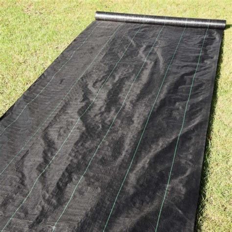 6ft X 250ft Heavy Duty Landscape Fabric 3 2oz Weed Barrier Woven Pp Uv Treated Block Mat