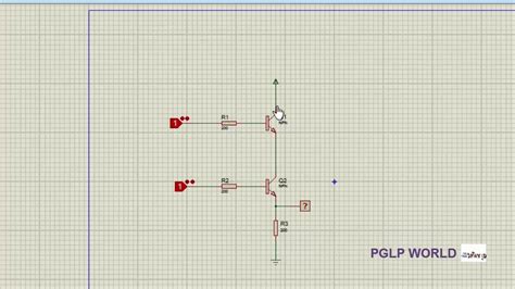 And And Nand Logic Gates Using Transistor With Simulation Proteus Software Youtube