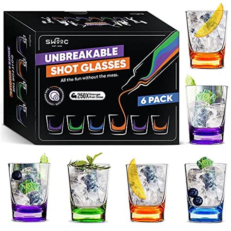 Unbreakable Shot Glasses - 250 Times Stronger than Glass! - Yinz Buy