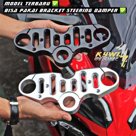 Triple Clamp Anodize Kawasaki Ninja Fi Old Segitiga Stang Lazada