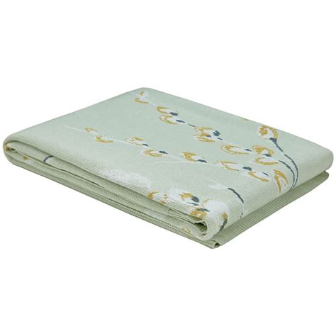 Laura Ashley Throw Pussy Willow Sage The Cushion Shop