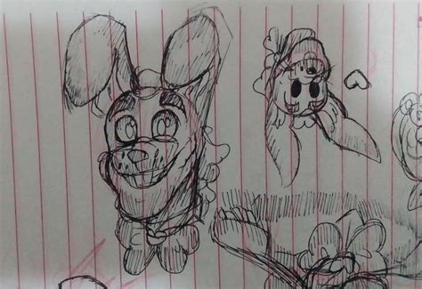 Some Drawings of my FNAF AU, Horror Shows : r/fivenightsatfreddys