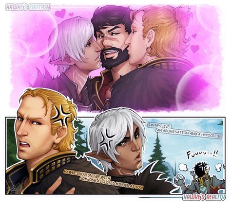 Pin By Singularity On Male Hawke Fenris Dragon Age Characters