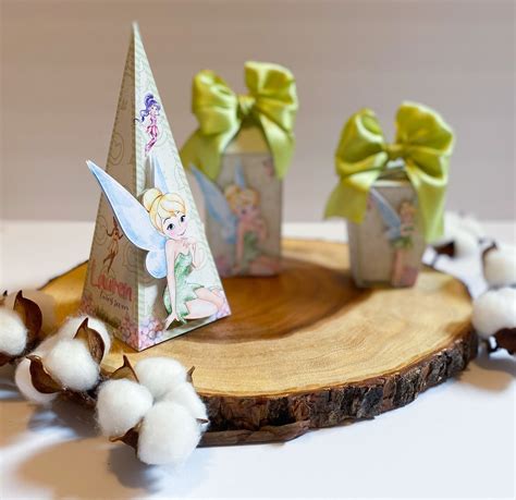 Fairy Party Favor Tinkerbell Treat Boxes Party Decor And Etsy