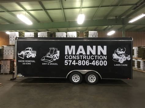 Mann Construction Trailer Decals Outstanding Tradeshow Exhibit Services