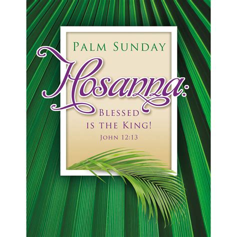 Hosanna Palm Sunday