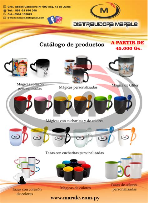 Tazas sublimadas personalizadas – Distribuidora Marale