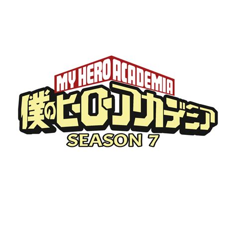 My Hero Academia Season 7 Logo by SamLee25 on DeviantArt