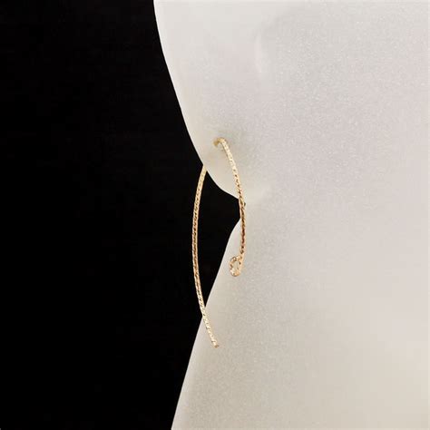 1 20 14K Gold Filled Earwires Sparkle V Shape Ear Wires Marquise