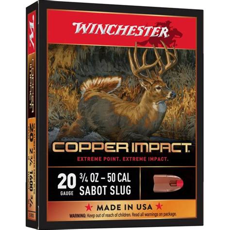 Winchester Ga Xp Copper Impact Sabot Slug X Clf Blain S