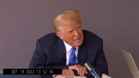 Trump Asked About Infamous ‘access Hollywood Tape In Deposition See