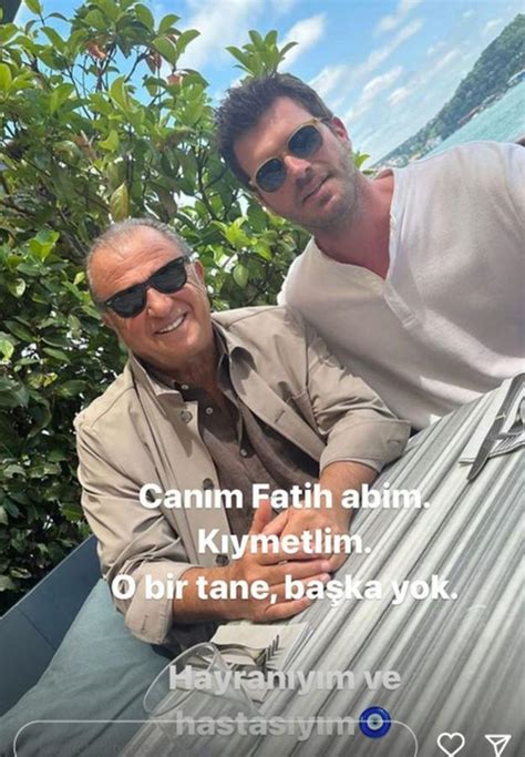 Aile nin Aslan ı Kıvanç Tatlıtuğ ile Fatih Terim buluştu