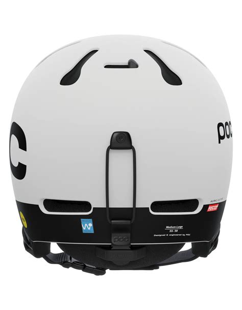 Poc Auric Cut Bc Mips Hydrogen White Matt Men S Ski Helmets Snowleader