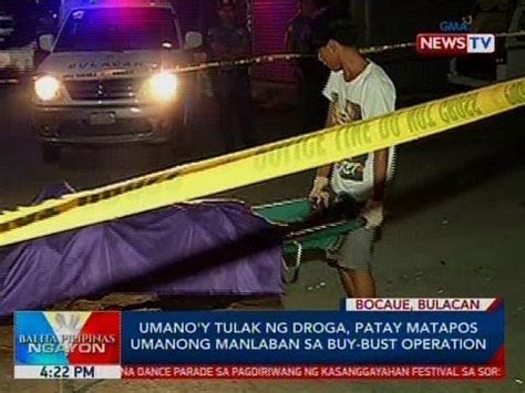 Bp Umano Y Tulak Ng Droga Patay Matapos Umanong Manlaban Sa Buy Bust