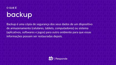 Backup Significado Em Português - O que é um backup? • Tecnoblog