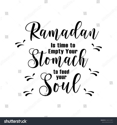 Ramadan Time Empty Your Stomach Feed Stock Vector Royalty Free 1942121071 Shutterstock