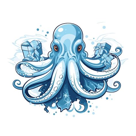 Premium Vector Illustration Mascot Logo Octopus