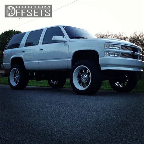 Wheel Offset 1997 Chevrolet Tahoe Aggressive 1 Outside Fender