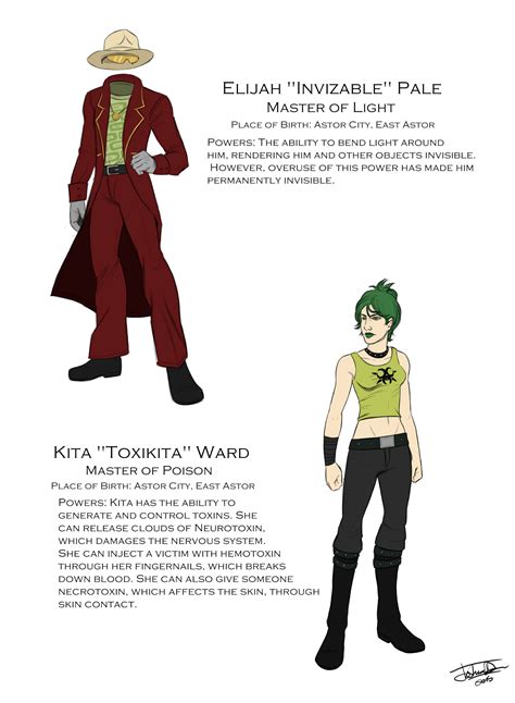 Elemental Masters Part 4: Invizable and Toxikita by joshuad17 on DeviantArt