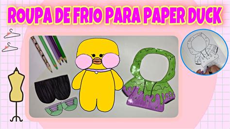Paper Duck Roupas Fofas - COMO DESENHAR ROUPAS PARA PAPER DUCK | Roupas de frio para Paper Duck ...