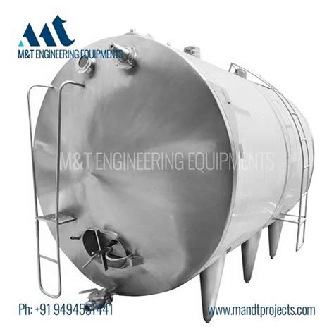 Horizontal Milk Storage Tank Hmst L At In