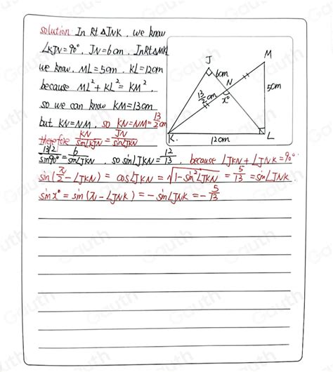 Solved 2 In Figure 2 JNL And KNM Are Straight Lines Given JN 6 Cm