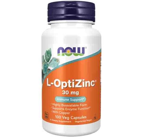 L OptiZinc 30 Mg Veg Capsules