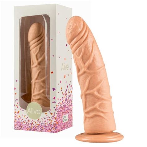 Pene Realista Alive Fred Blanco Sensitive Deluxe Sex Shop