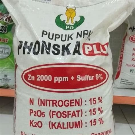 Pupuk Phonska Plus 25 Kg Lazada Indonesia