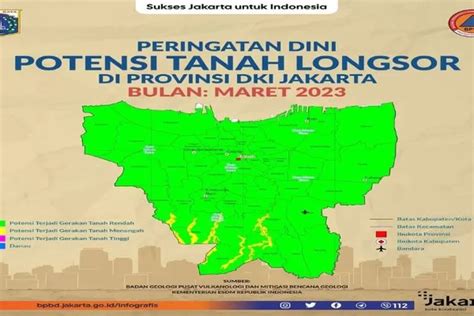 Peringatan Dini Bpbd Infokan Daftar Wilayah Di Jakarta Yang Berpotensi