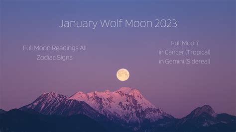 Full Moon January 2023 | ALL ZODIAC SIGNS | Wolf Moon