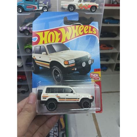 Hot Wheels Toyota Land Cruiser 80 Cream Shopee Malaysia