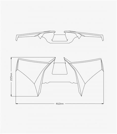 Alerones Frontales Naked N Para Honda Cb Hornet Color Negro De Puig