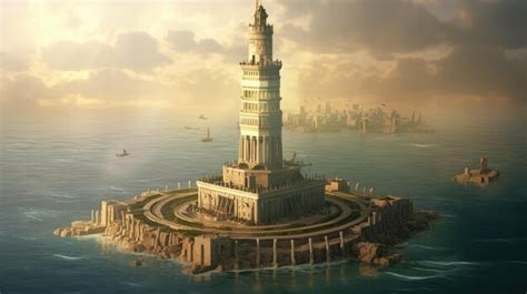 Premium AI Image | lighthouse of alexandria