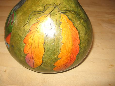 Gourd Art By Helene C De Baca