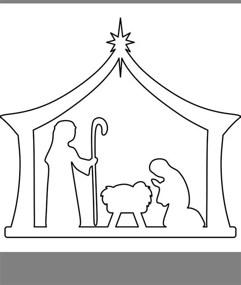 In 2020 Nativity Silhouette Christmas Cards