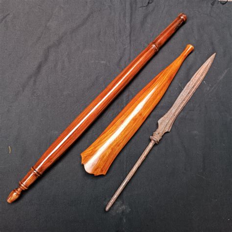 Jual Set Tombak Antik Landeyan Dan Tutup Tombak Bahan Kayu Jati Murah