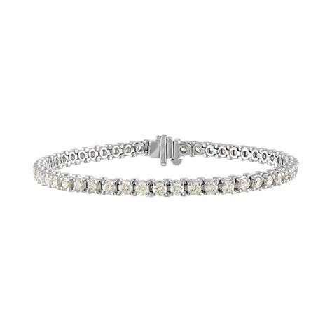 Charitybuzz 5 Carat Diamond Tennis Bracelet In 14k White Gold Lot