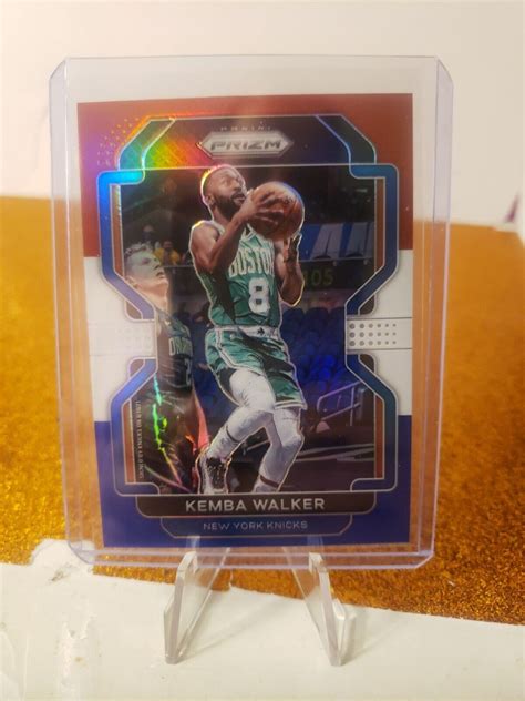 2021 22 Panini Prizm 122 KEMBA WALKER RED WHITE BLUE PRIZM EBay